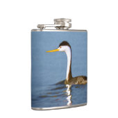 Clark's Grebe'絵画s - Bird Artオリジナル フラスク (右)