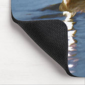 Clark's Grebe'絵画s - Bird Artオリジナル マウスパッド (コーナー)