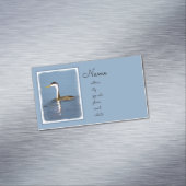 Clark's Grebe'絵画s - Bird Artオリジナル マグネット名刺 (インサイチュ)