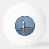 Clark's Grebe'絵画s - Bird Artオリジナル 卓球ボール (裏面)