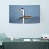 Clark's Grebe'絵画s - Bird Artオリジナル 横断幕 (トレードショー)