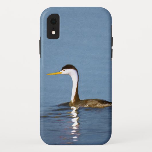 Clark's Grebe'絵画s - Bird Artオリジナル Case-Mate iPhoneケース (裏面)