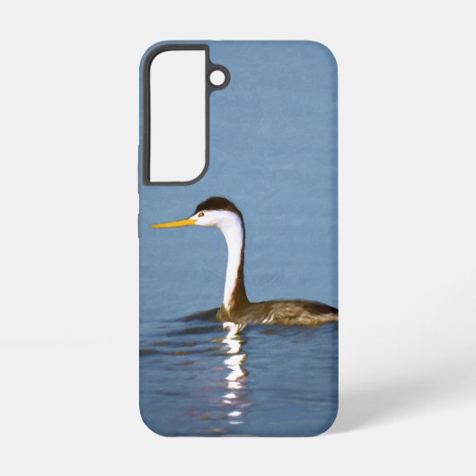 Clark's Grebe'絵画s - Bird Artオリジナル Samsung Galaxyケース (裏面)