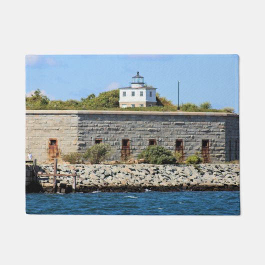 Clark's Point Light house, Massachusetts Door Mat ドアマット (正面)