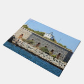 Clark's Point Light house, Massachusetts Door Mat ドアマット (アングル)