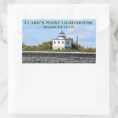 Clark's Point Light house, Massachusetts Stickers 長方形シール (バッグ)
