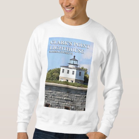 Clark's Point Light house, Massachusetts Sweatshir スウェットシャツ (正面)