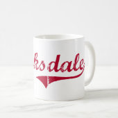 Clarksdaleミシシッピーのクラシックなデザイン コーヒーマグカップ (正面右)