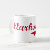Clarksdaleミシシッピーのクラシックなデザイン コーヒーマグカップ (正面左)