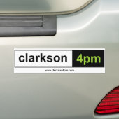 Clarkson4pmのバンパーステッカー バンパーステッカー (車上)