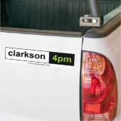 Clarkson4pmのバンパーステッカー バンパーステッカー (トラック上)