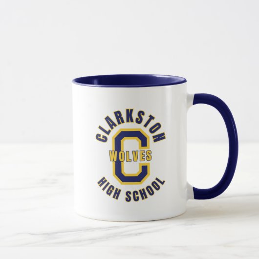 Clarkston High School Michigan Coffee Mug マグカップ (右)
