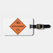 Class 1.1L Explosives Hazard Sign ラゲッジタグ (正面横)
