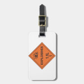 Class 1.1L Explosives Hazard Sign ラゲッジタグ (正面縦)