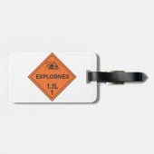 Class 1.1L Explosives Hazard Sign ラゲッジタグ (裏面横)