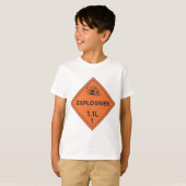 Class 1.1L Explosives Hazard Sign Tシャツ (正面フル)