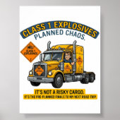 Class 1 Explosives Trucker | ADR digital download ポスター (正面)