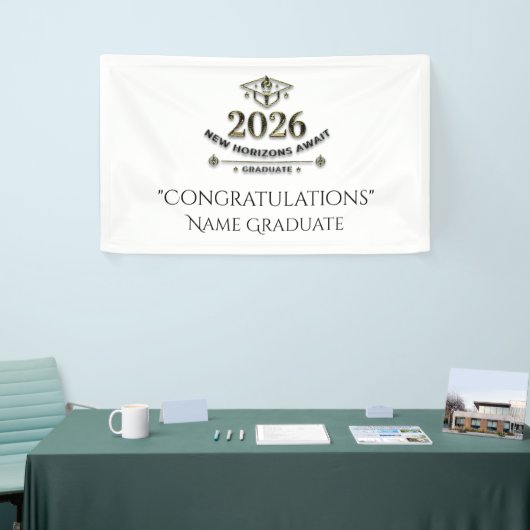 Class 2026 Graduation Banner / Pancarta Graduación 横断幕 (トレードショー)