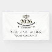 Class 2026 Graduation Banner / Pancarta Graduación 横断幕 (横)