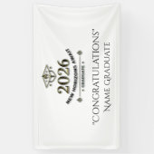 Class 2026 Graduation Banner / Pancarta Graduación 横断幕 (縦)