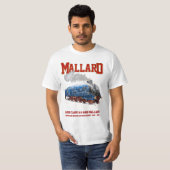 Class A4 Mallard - World Fastest Steam Locomotive Tシャツ (正面フル)