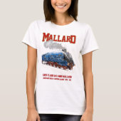 Class A4 Mallard - World Fastest Steam Locomotive Tシャツ (正面)