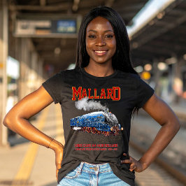 Class A4 Mallard - World Fastest Steam Locomotive Tシャツ