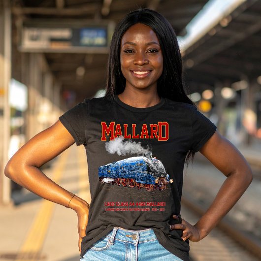 Class A4 Mallard - World Fastest Steam Locomotive Tシャツ