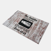 Class A RVキャンパードアマット（Barnwoodバックグラウンド付き） ドアマット (アングル)