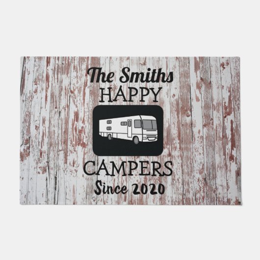 Class A RVキャンパードアマット（Barnwoodバックグラウンド付き） ドアマット (正面)