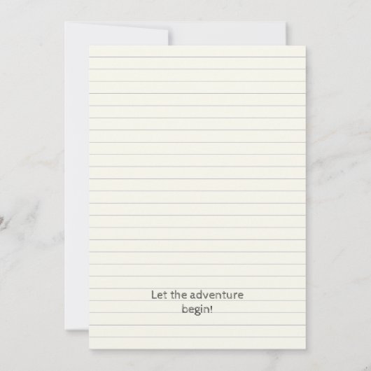 Class Dismissed Forever Teacher Retirement Party 招待状 (裏面)