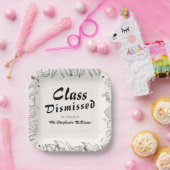 Class Dismissed School Teacher Retirement Party ペーパープレート (パーティー)