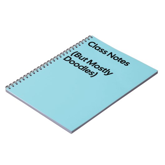 Class Notes Doodles Notebook ノートブック (左側)