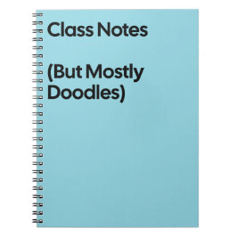 Class Notes Doodles Notebook ノートブック