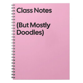 Class Notes Doodles Notebook ノートブック