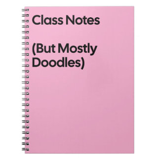 Class Notes Doodles Notebook ノートブック