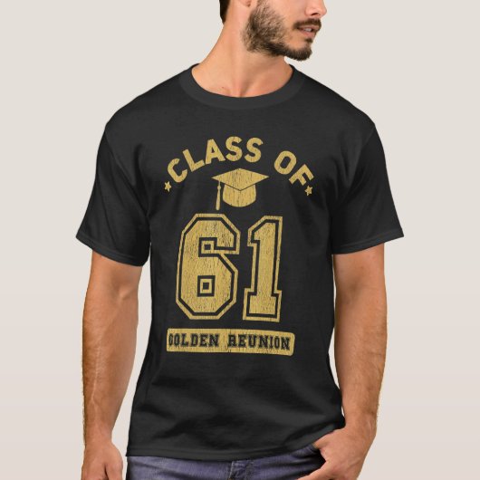 Class Of 1961 College Highschool Graduation Reunio Tシャツ (正面)