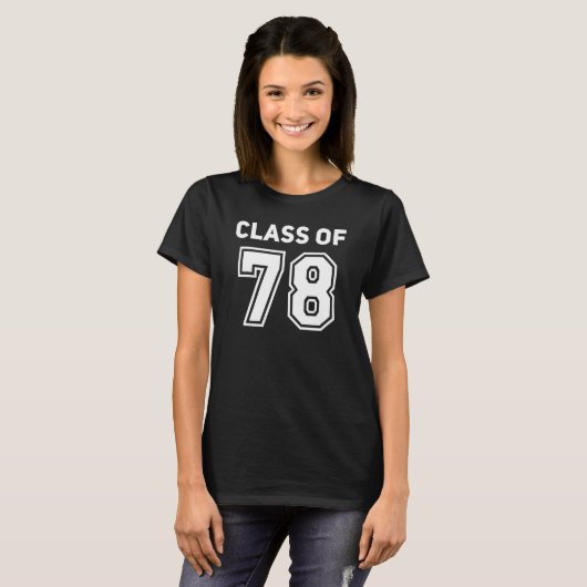Class Of 1978 College Highschool Reunion Class Of Tシャツ (正面フル)