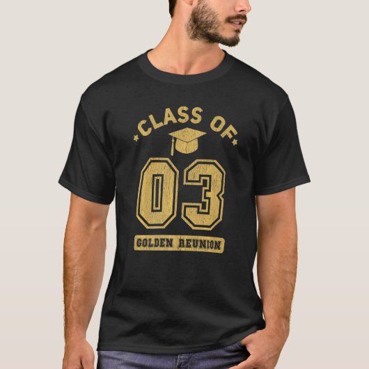 Class Of 2003 College Highschool Graduation Reunio Tシャツ (正面)