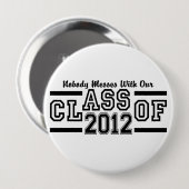 CLASS OF 2012ボタン – 巨大でカスタマイズ可能 缶バッジ (正面&裏面)
