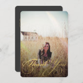 CLASS OF 2016 GRADUATION PHOTOありがとう 招待状 (正面/裏面)