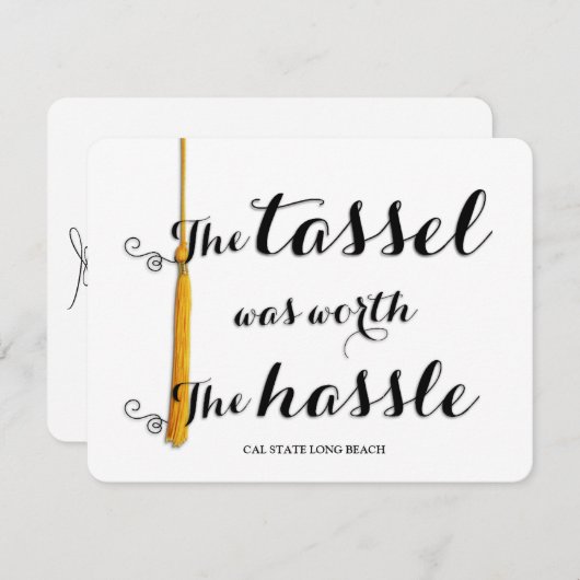 Class of 2016 University Graduation 招待状 (正面/裏面)