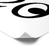 CLASS OF 2020ポスター、カスタマイズ可能 ポスター (角)