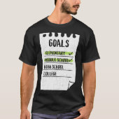 Class Of 2021 Elementary Middle School Funny Gradu Tシャツ (正面)