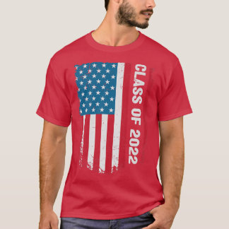 Class of 2022 Graduate  American Flag Graduation 2 Tシャツ