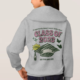 CLASS OF 2023 – 大学院フード付きスウェットシャツ – 名前を追加