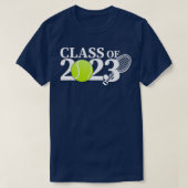 Class of 2023 Graduation Senior Tennis Player Gift Tシャツ (デザイン正面)