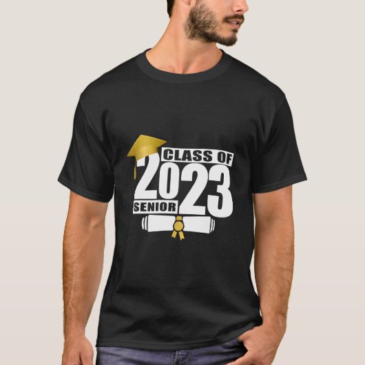 Class Of 2023 Senior Certificate Diploma Graduatio Tシャツ (正面)