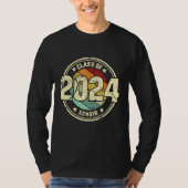 Class of 2024 Senior 2024 Graduation or First Day  Tシャツ (正面)