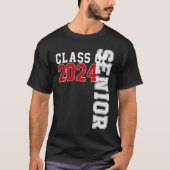 Class of 2024 Senior 24 High School Graduation 1 Tシャツ (正面)